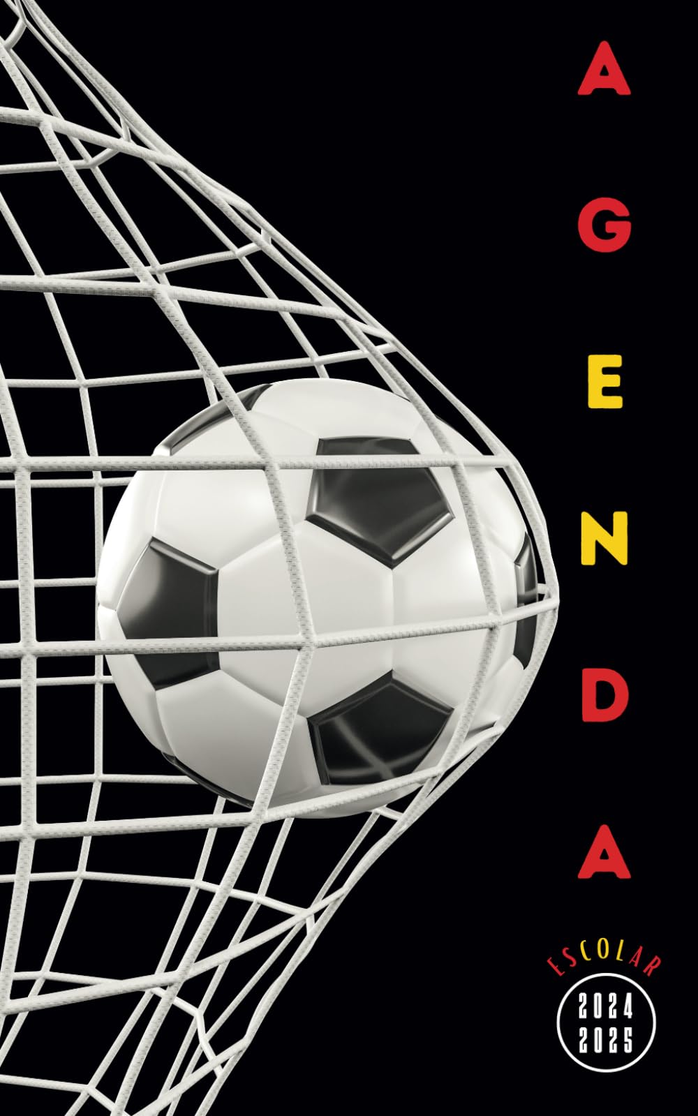 Agenda Escolar 2024-2025: Planificador diario dia por pagina de sep 24 a Jun 25 - Portada Futbol - Material escolar colegio secundaria estudiante y universitarios
