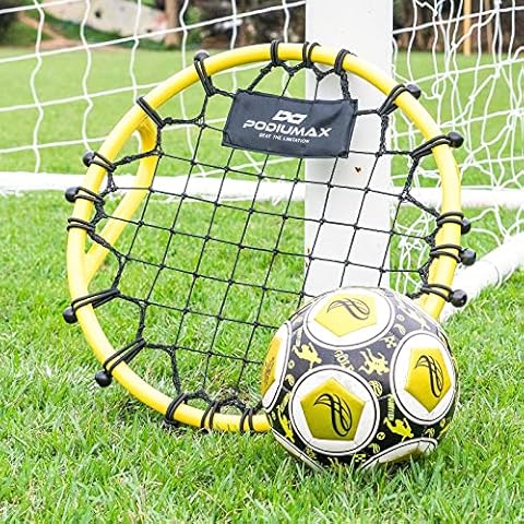 PodiuMax Handheld Soccer Rebounder, Bounce Back Training Cover