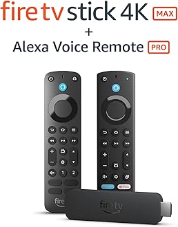Fire TV Stick 4K Max + Alexa Voice Remote Pro