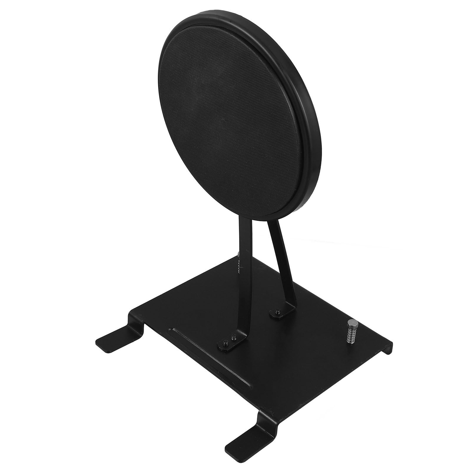 Pedale per Cassa Portatile in Acciaio Nero Controllo a Pedale, Pad Silenzioso per Allenamento Quotidiano e Pratica On The Go Colore Casuale