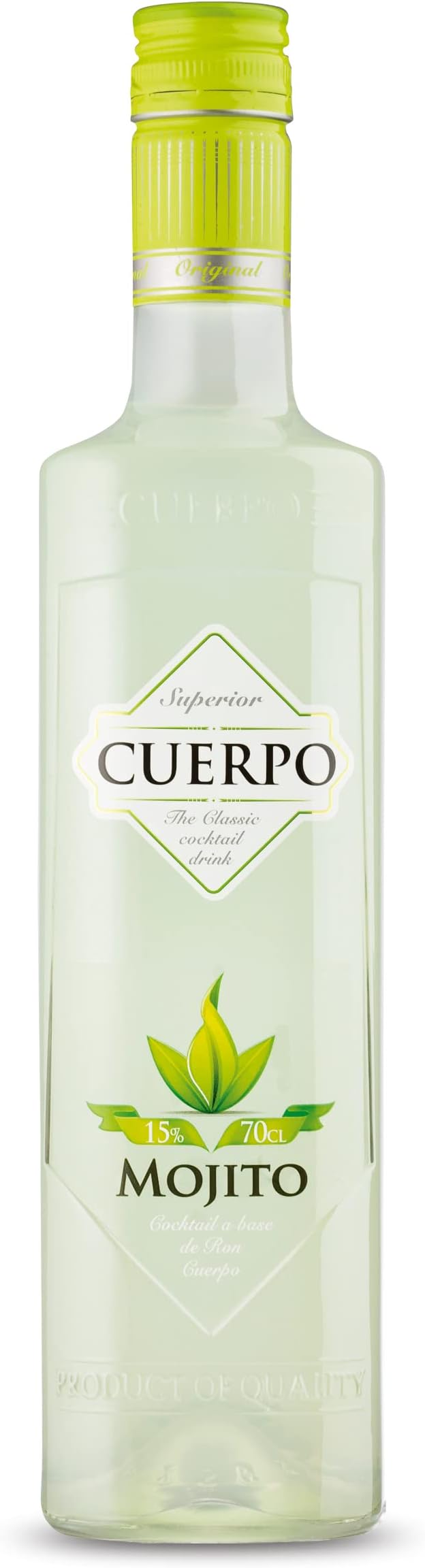 Mojito Rum-based liqueur with lime and mint flavours - Ideal for cocktails 15% Vol (1 x 0.70 L)