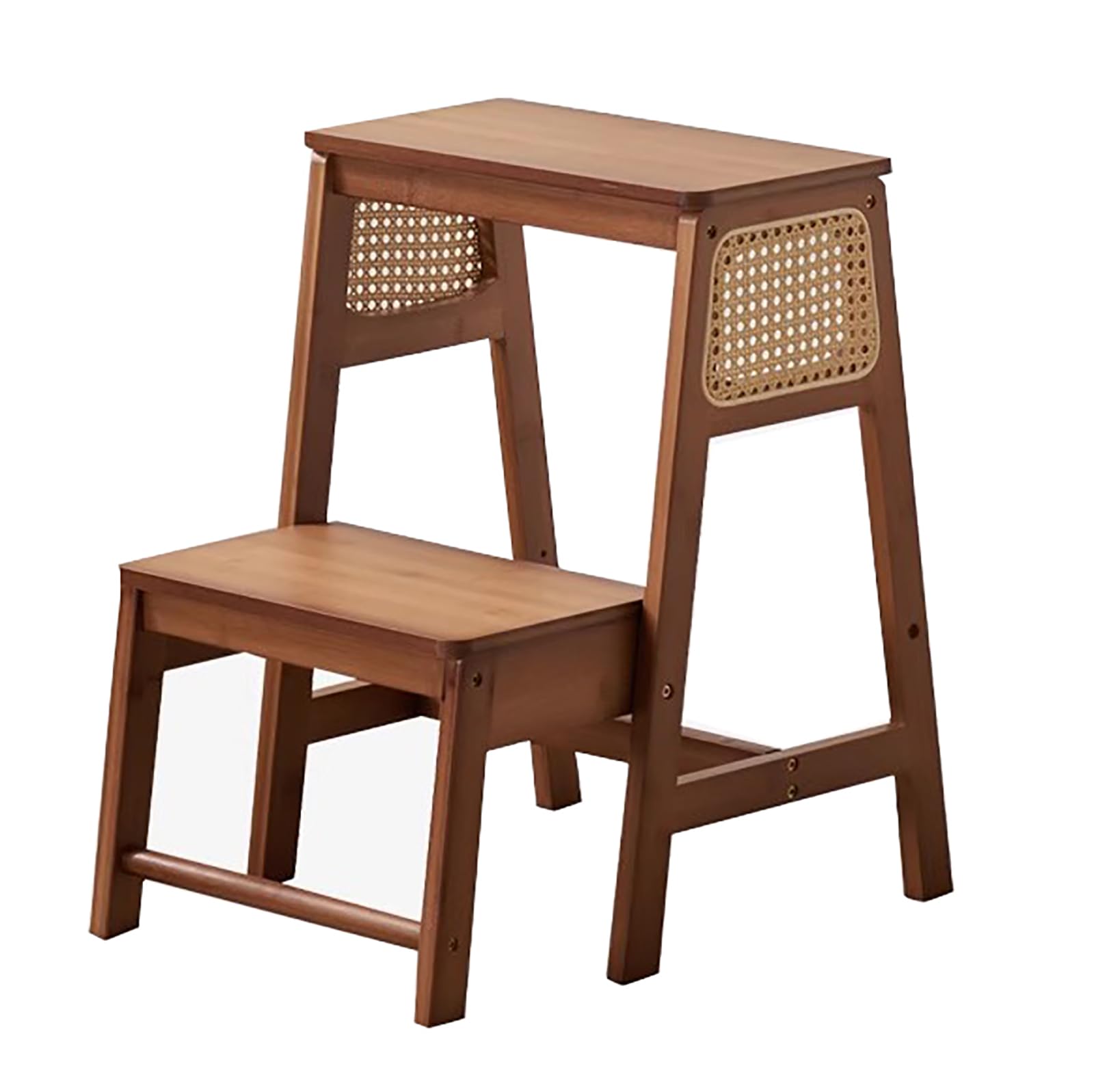 Taburete de madera multifunción y silla de escalera plegable portátil para cocina y baño