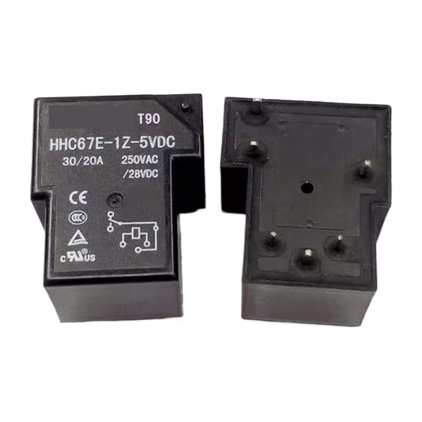 Relais HHC67E-1Z-5VDC 30A de qualité supérieure pour une commutation stable