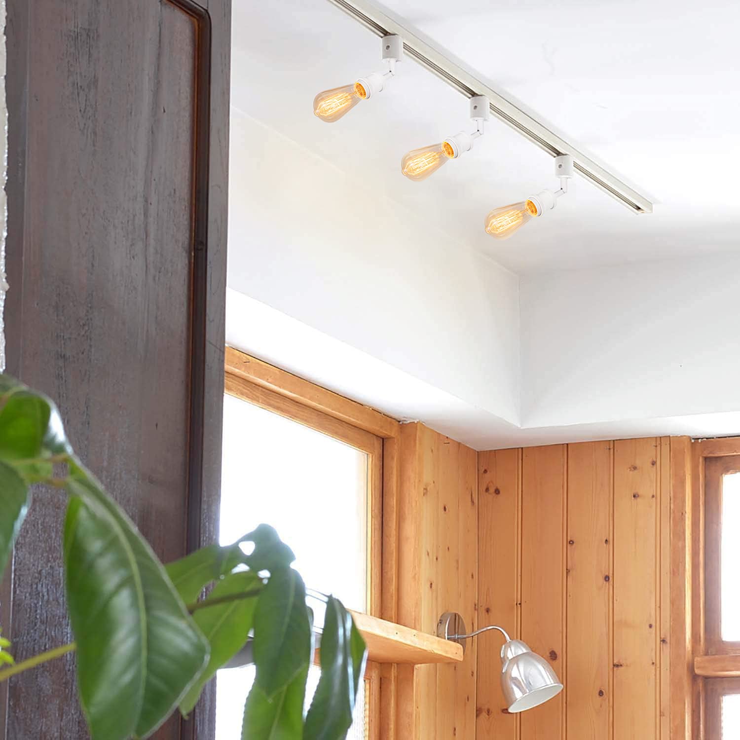Amazon.co.jp : FSLiving 3個入 ホワイト LEDスポットライト ダクト