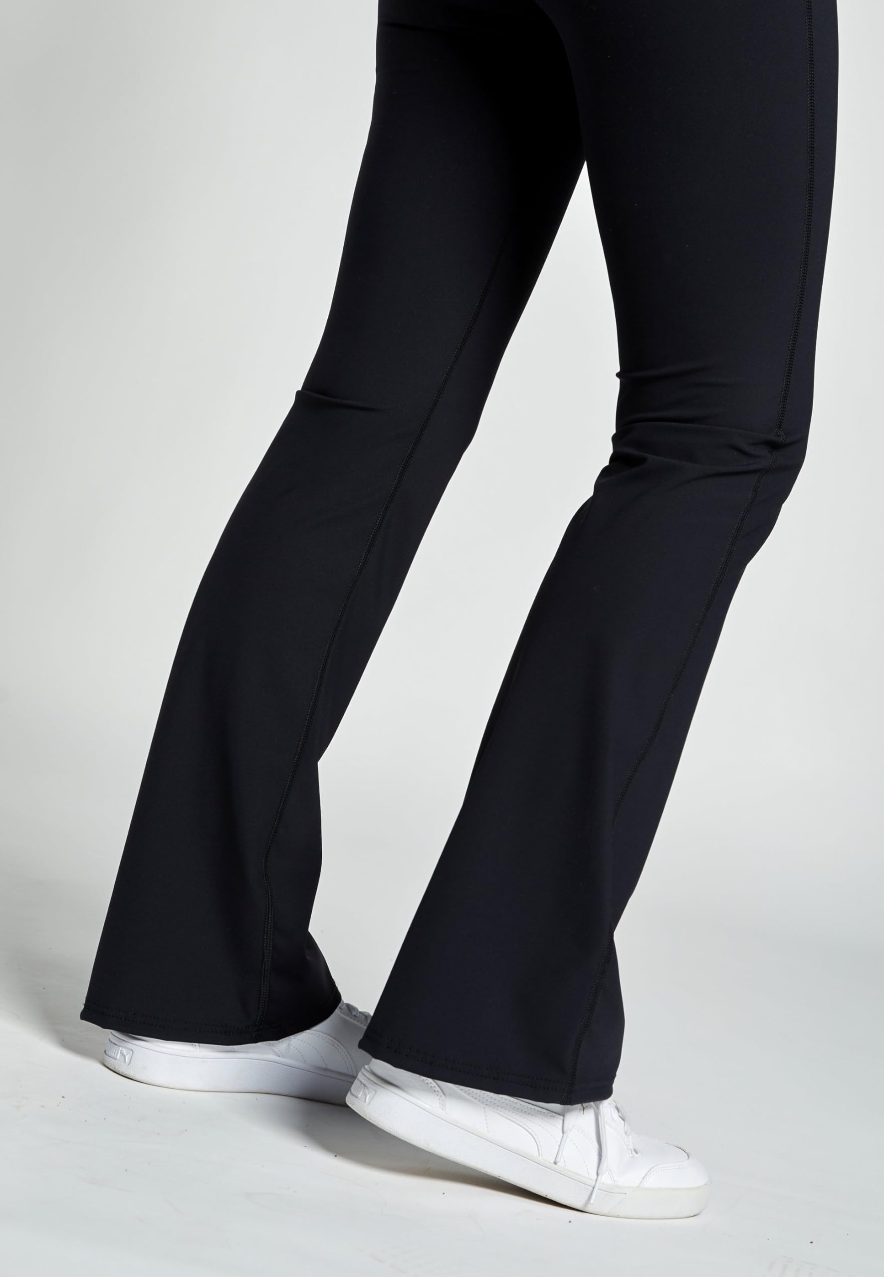 Sportkind Mädchen & Damen Flare Sport, Fitness Hose, Yogahose, Jazzpants, High Waist