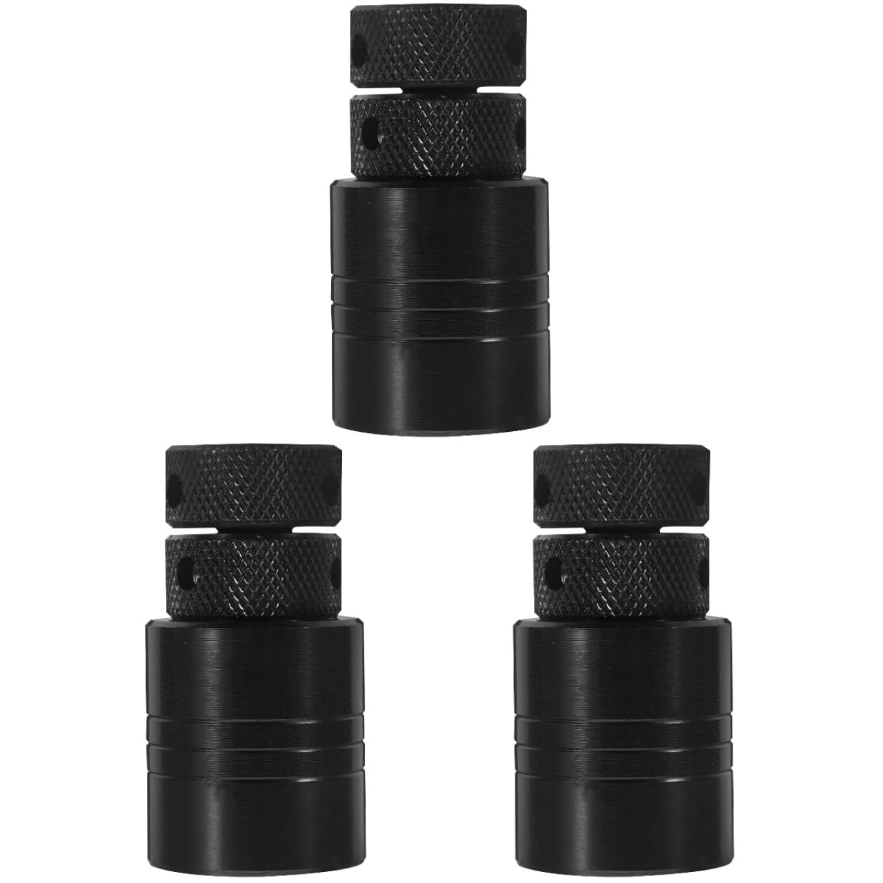 ULTECHNOVO Adjustable Mini Screw Jack Stand Steel Machinist Lifting Tool with Knurled Grip for Automotive Construction Manufacturing Applications