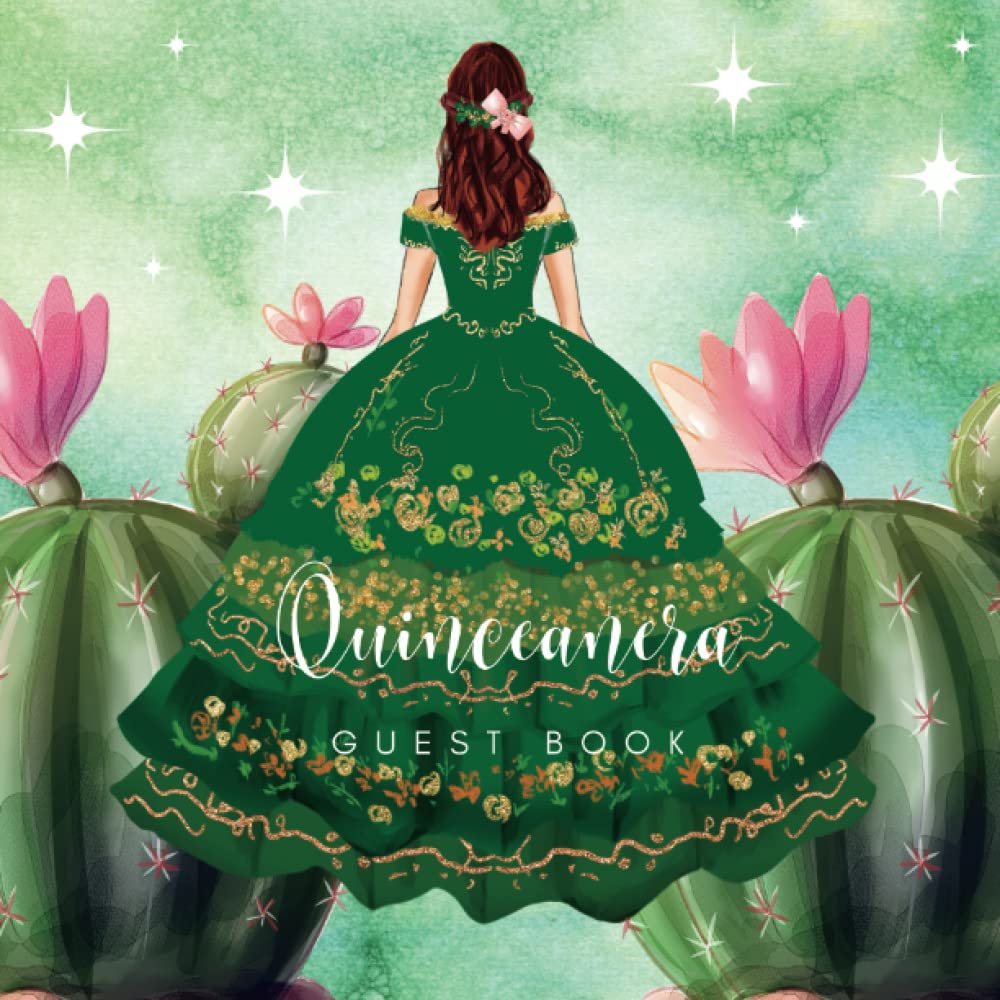 Quinceanera Guest Book Party Keepsake for Guests To Leave Messages