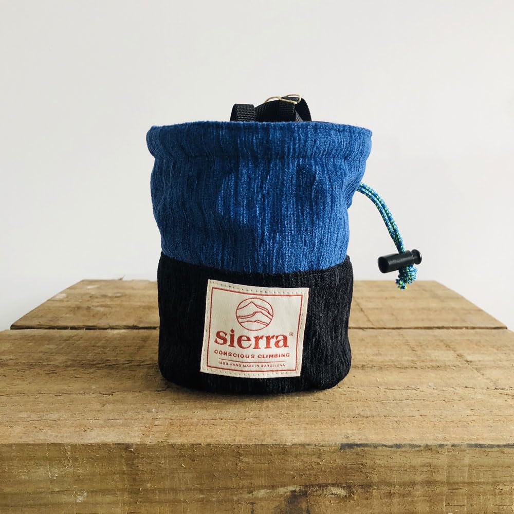 Sierra Conscious Climbing. Tube Matrix Blue Klettermagnetbrett | Bio-Baumwolle | mit verstellbarem Gürtel
