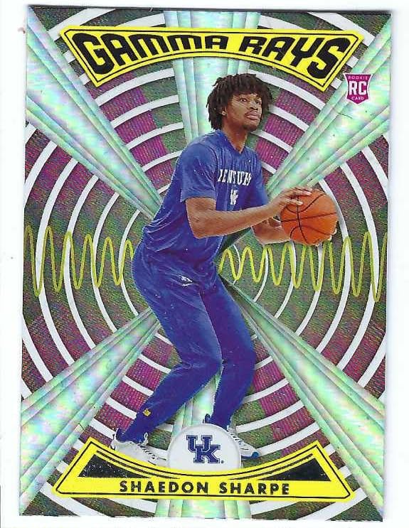 SHAEDON SHARPE 2022-23 Panini Chronicles Draft Picks Gamma Rays #ZG-SSH BRONZE PARALLEL Rookie Card RC Kentucky Wildcats Portland Trail Blazers