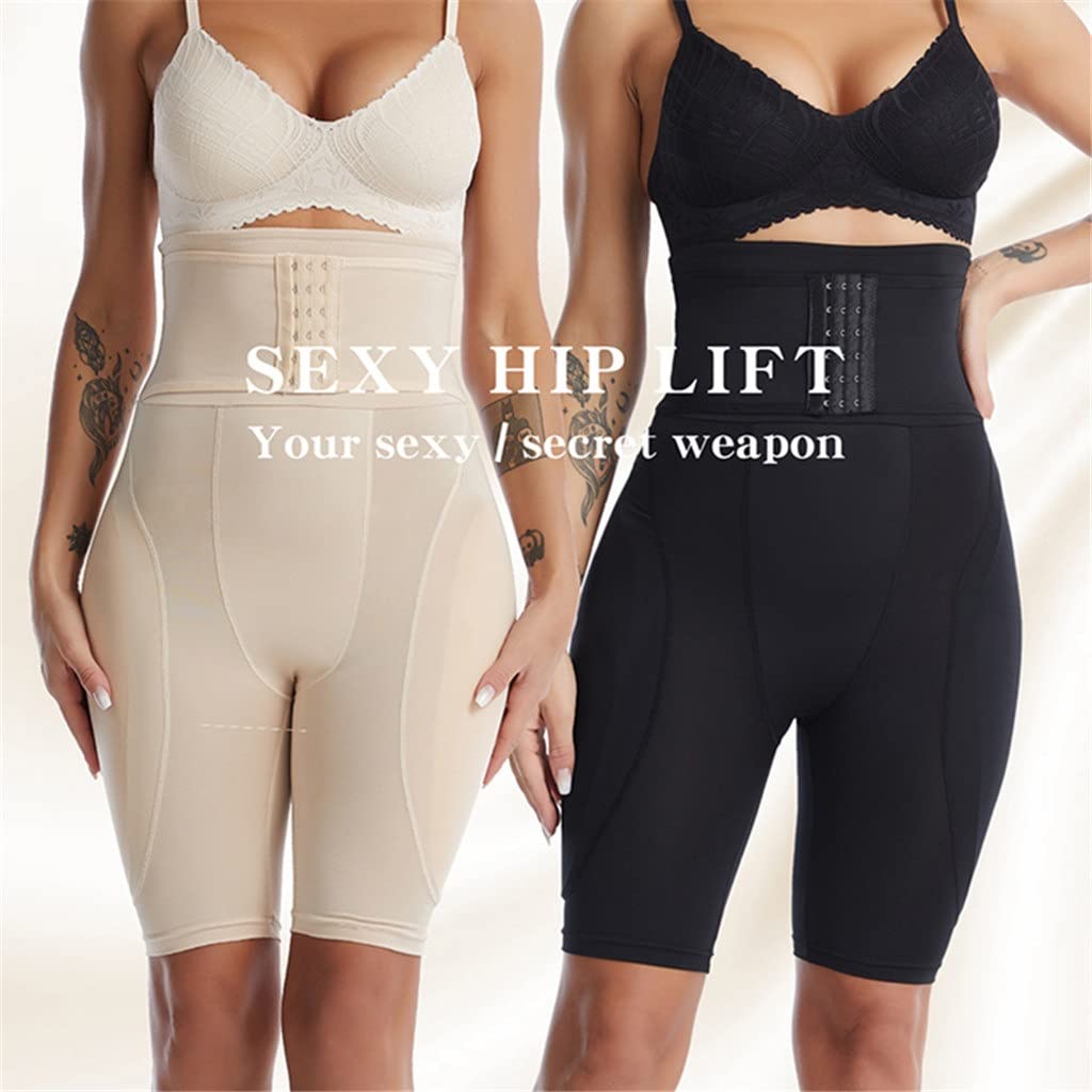 MMRTDJDR Hip Enhancer Gąbkowe wkładki biodrowe Body Wyściełane majtki z klamrą Udo Szczuplejsze Seksowne Big Ass Butt Lifter Bielizna modelująca Pasy