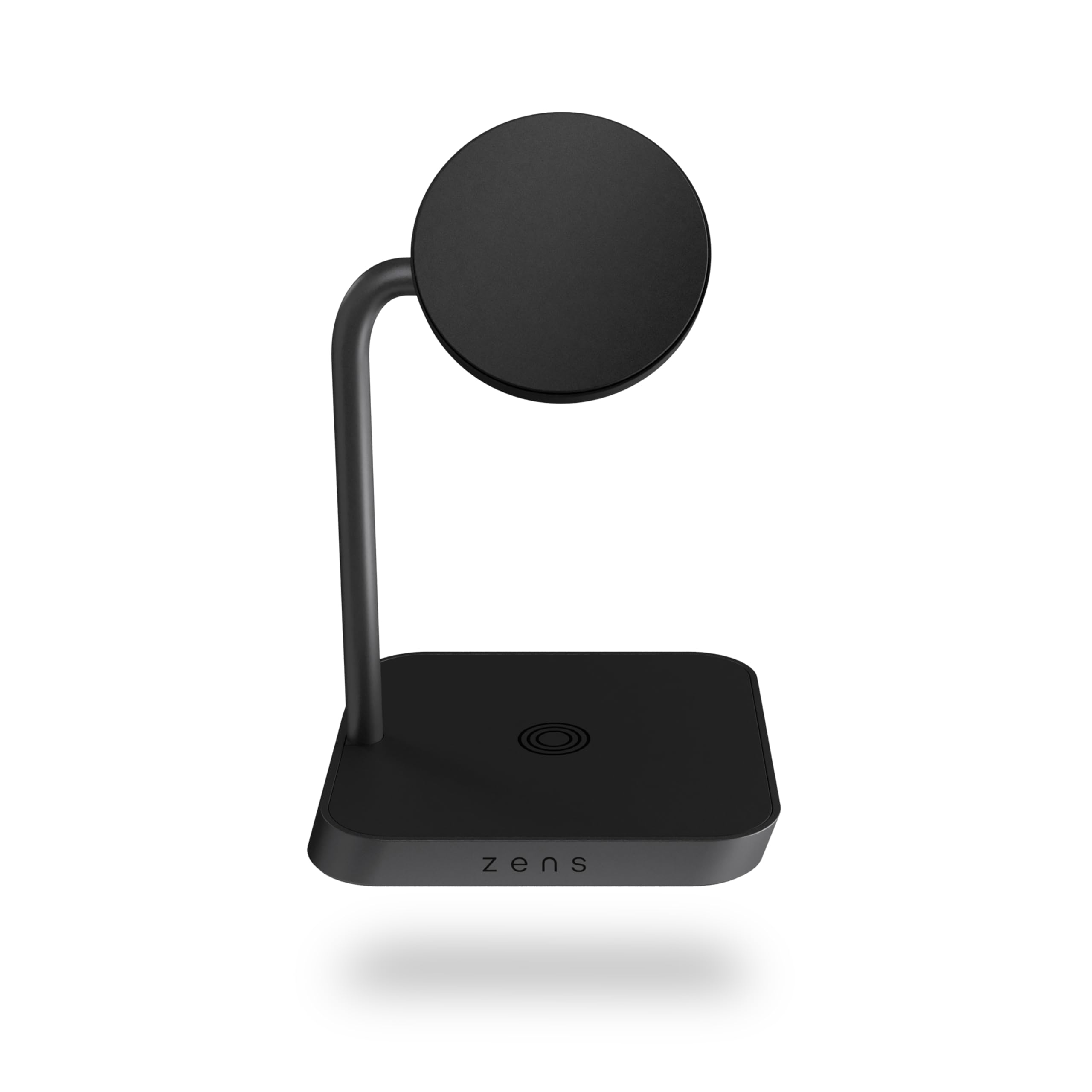 Zens Office Wireless Charger 2, Czarne | Bezprzewodowa ładowarka zgodna z MagSafe i Qi, 15 W, do iPhone oraz AirPods, zasilacz 24 W (EU/UK/US)