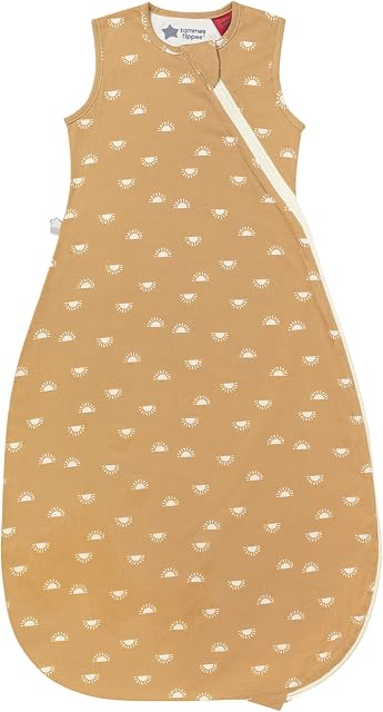 TommeeTippeeBaby Sleep Bag, The OriginalGrobag, Hip-Healthy Design, Soft Cotton-Rich Fabric, 18-36m, 2.5 TOG, Sun Shine Rays