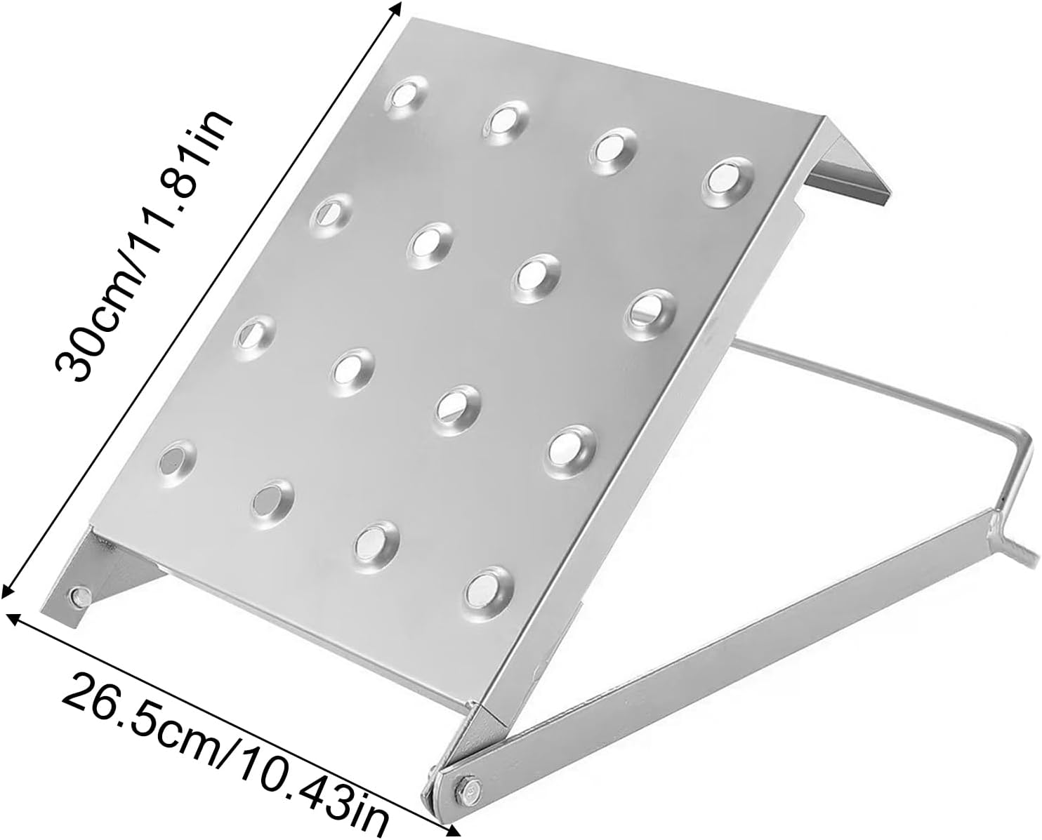 Ladder Platforms - Metal Adjustable Stand System for Elevated Work | Secure Attachment Deck with Anti Slip Texture & Locking Support Frame for Painters Tasks, DIY Home Projects, Interior Repairs and M