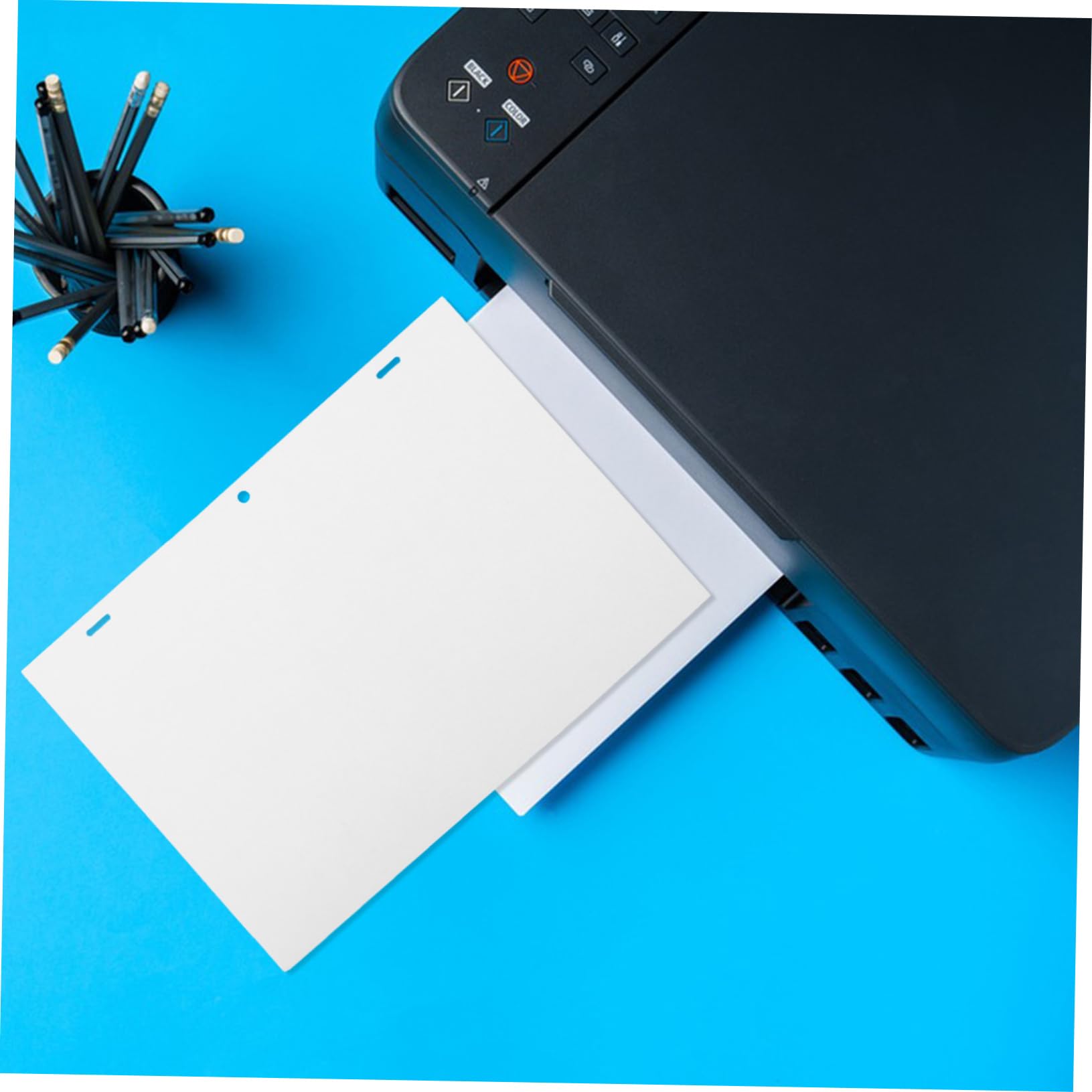 VILLFUL de Papier D'animation en Papier Épais Blanc Ramette de 200 Feuilles Facile à Écrire et Développer les Compétences Manuelles des Étudiants pour Arts et Crafts