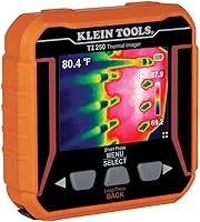 Klein Tools TI250 Rechargeable Thermal Imager: 19,200+ Pixels, 3 Color Palettes, High/Low Temp Alarms for Pros