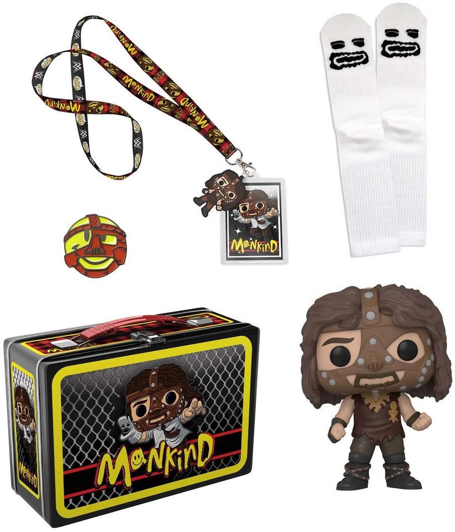 WWE: Mankind Collector's Lunch Box and Pop Figure Bundle 103