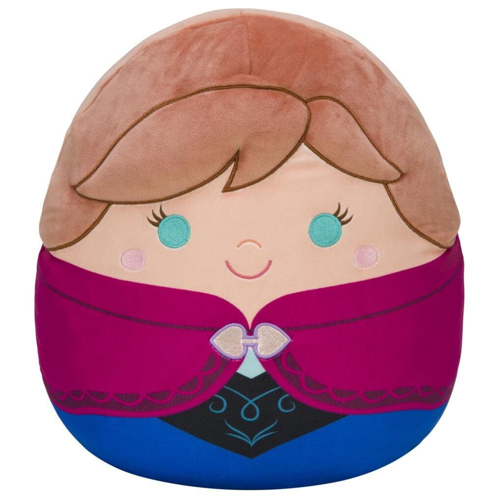 Squishmallows Official Kellytoy Disney Characters Squishy Soft Stuffed Plush Toy Animal (10 Inch, Anna) โ image 1