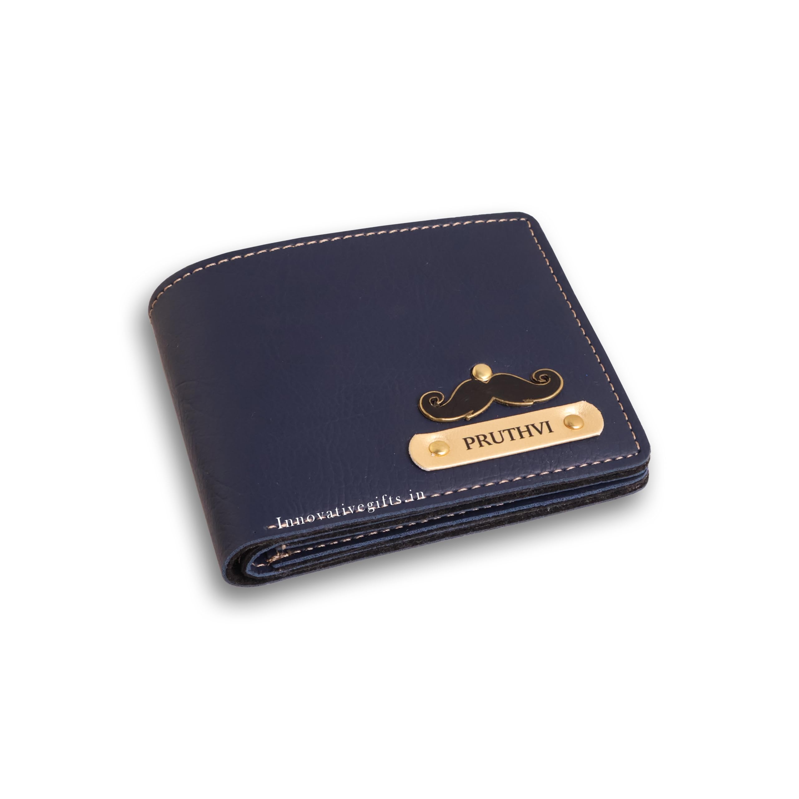 Innovative Gifts Mens Customized Wallet I Slim Stylish Leather Personalized Purse with Name & Charm I Unique Birthday Anniversary Gift for Men Boy Husband Employees Client I Set of 1 - Blue (B0CV73X3BM) Amazon Price History, Amazon Price Tracker