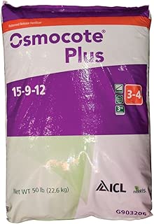 Osmocote Fertilizer 15-9-12, Slow Release 3 - 4 Months, 50lbs. Bag - coolthings.us