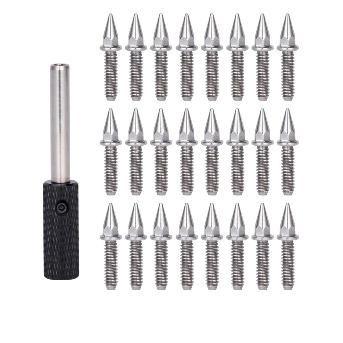 M2 M3 Steel Scale Beadlock Ring Screws; Scale Stainless Hub Screw; TRX4 Screws; 1/10 RC Crawler Car Screws (Spike M3 10mm)