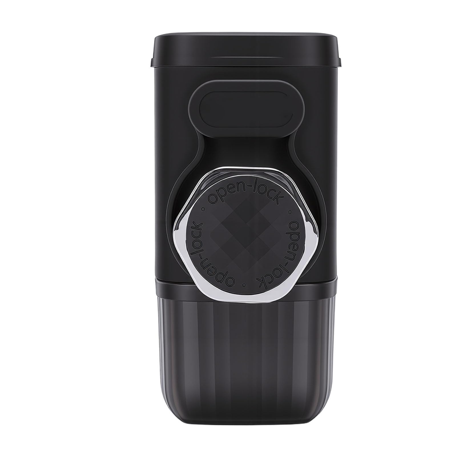 Emoshayoga Cafetera Portátil Máquina de café Manual de Alta Eficiencia para Viajes Al Aire Hogar Acero Inoxidable 304 1 Unidad