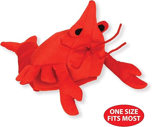 Miniatura 3 de Gorro de cangrejo de peluche (2 unidades)