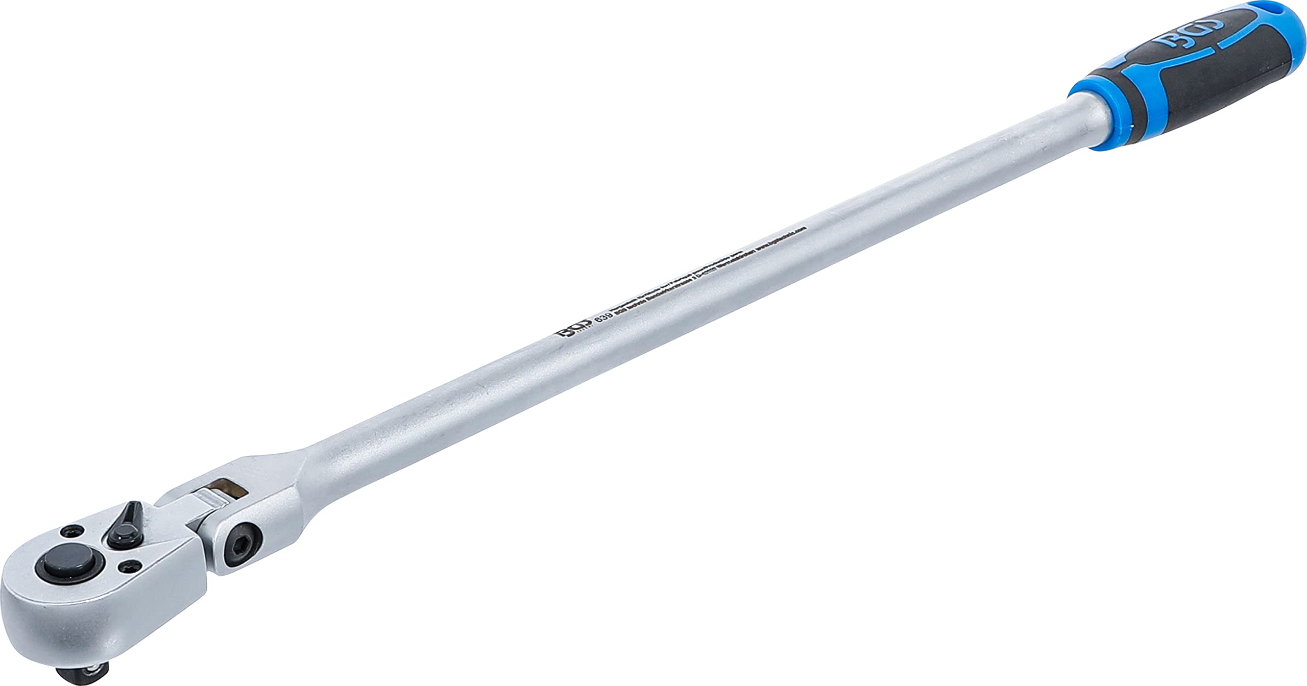 BGS 639 | Carraca articulada | bloqueable | extra largas | 10 mm (3/8") | 457 mm