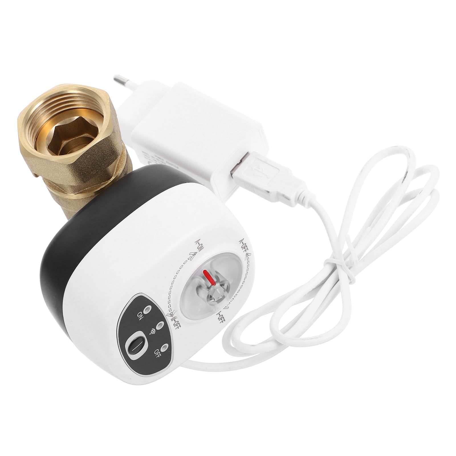PLAFOPE Válvula de Agua Electrónica Inteligente Wifi Fácil Instalación con Temporizador y Sistema de Alarma Ahorro de Agua para Control de Riego y Cierre Automático Dn25