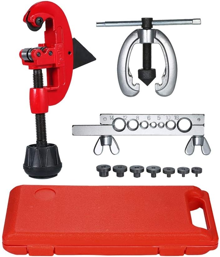 Metric Cutter tool kit Copper Brake Fuel Pipe Repair Flaring Dies Tool Set for Cutting Tools for Refrigeration