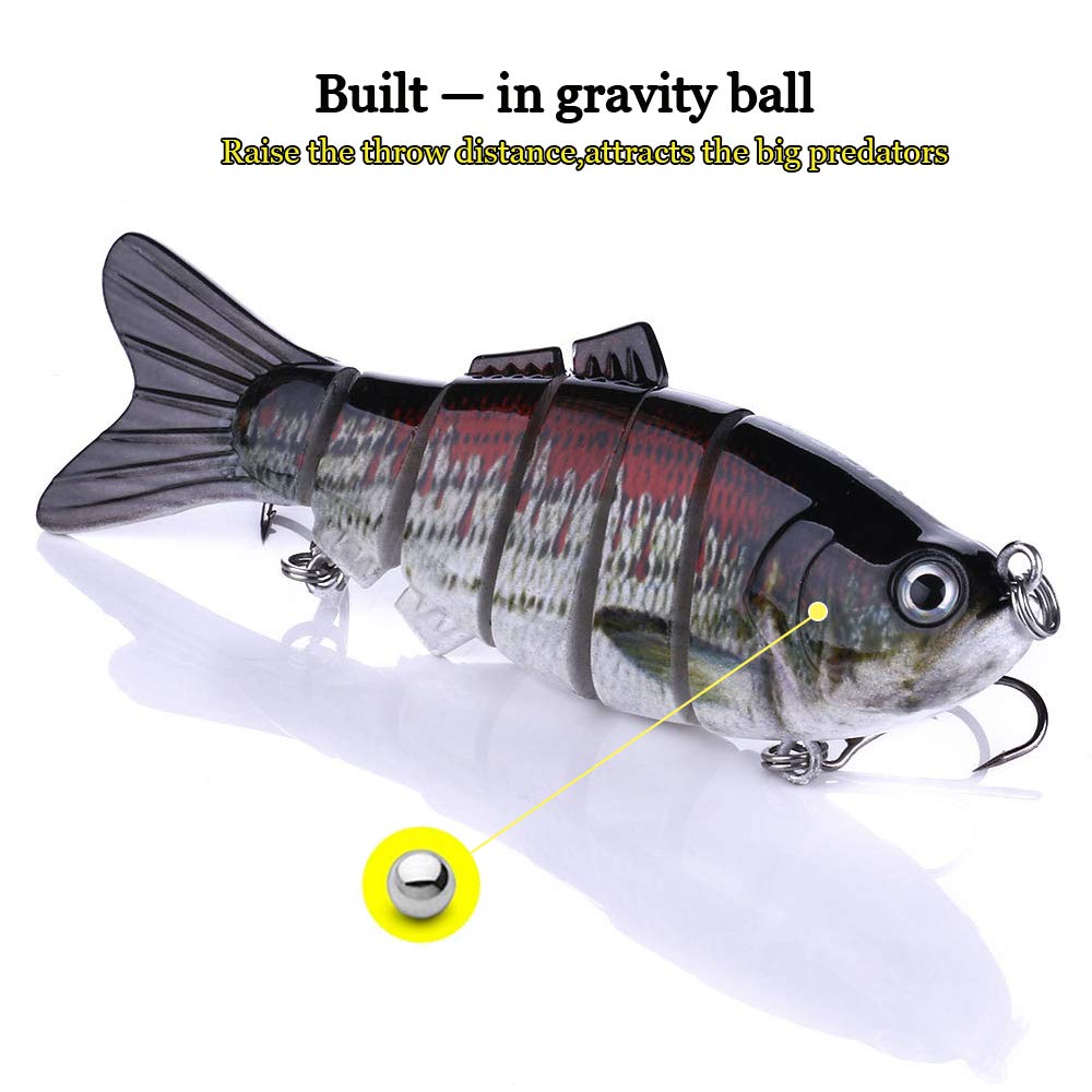 Multi Jointed Fishing Lures Hard Baits Lifelike Segment Swimbait Bass | Desertcart Brunei Multi Jointed Fishing Lures Hard Baits Lifelike Segment Swimbait Bass | Desertcart Brunei