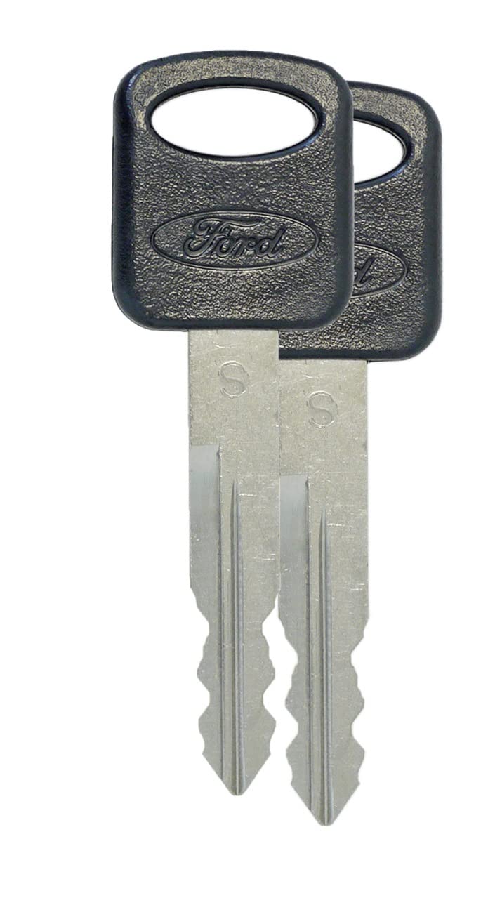 New Fits Select Ford Lincoln Ignition Switch Lock Cylinder + Pair (2) Door Lock Cylinder W/2 Ford Oval Logo Keys & Key Chain