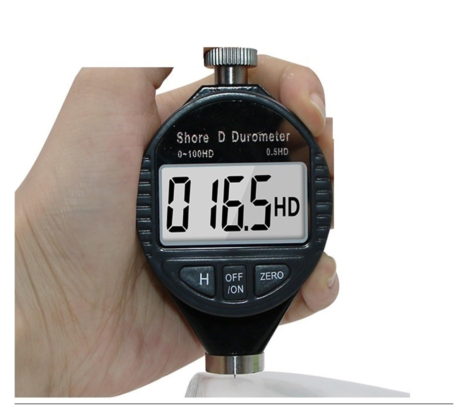 Hardness Tester, Electronic Digital Display Shore A D C Durometer Sclerometer Rubber Hardness Tester Meter Paragraph Tool