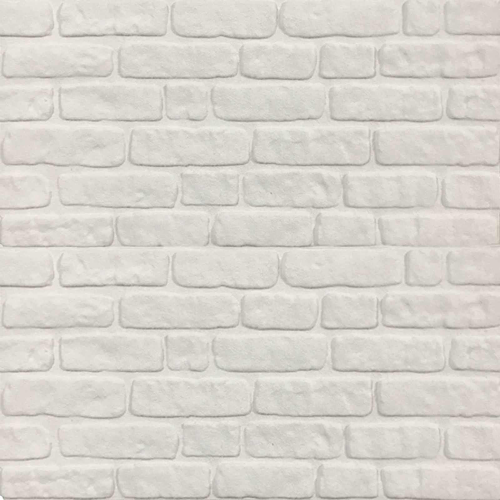Paneles de pared 10 unidades blanco 100 x 50 cm espuma EPS