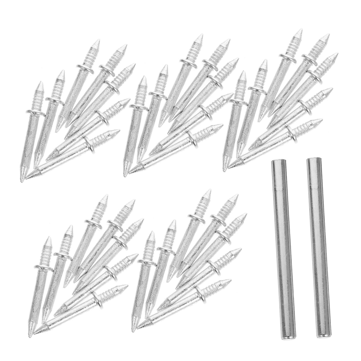 CIMAXIC Seamless Claw Nails for Drywall Skirting Board Nails Double Head Nails Traceless Nail Small Nails for Wall