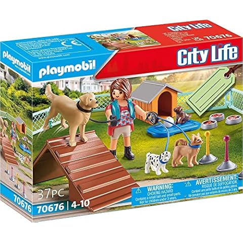 Playmobil 70676 Dog Trainer Gift Set for Kids Cover