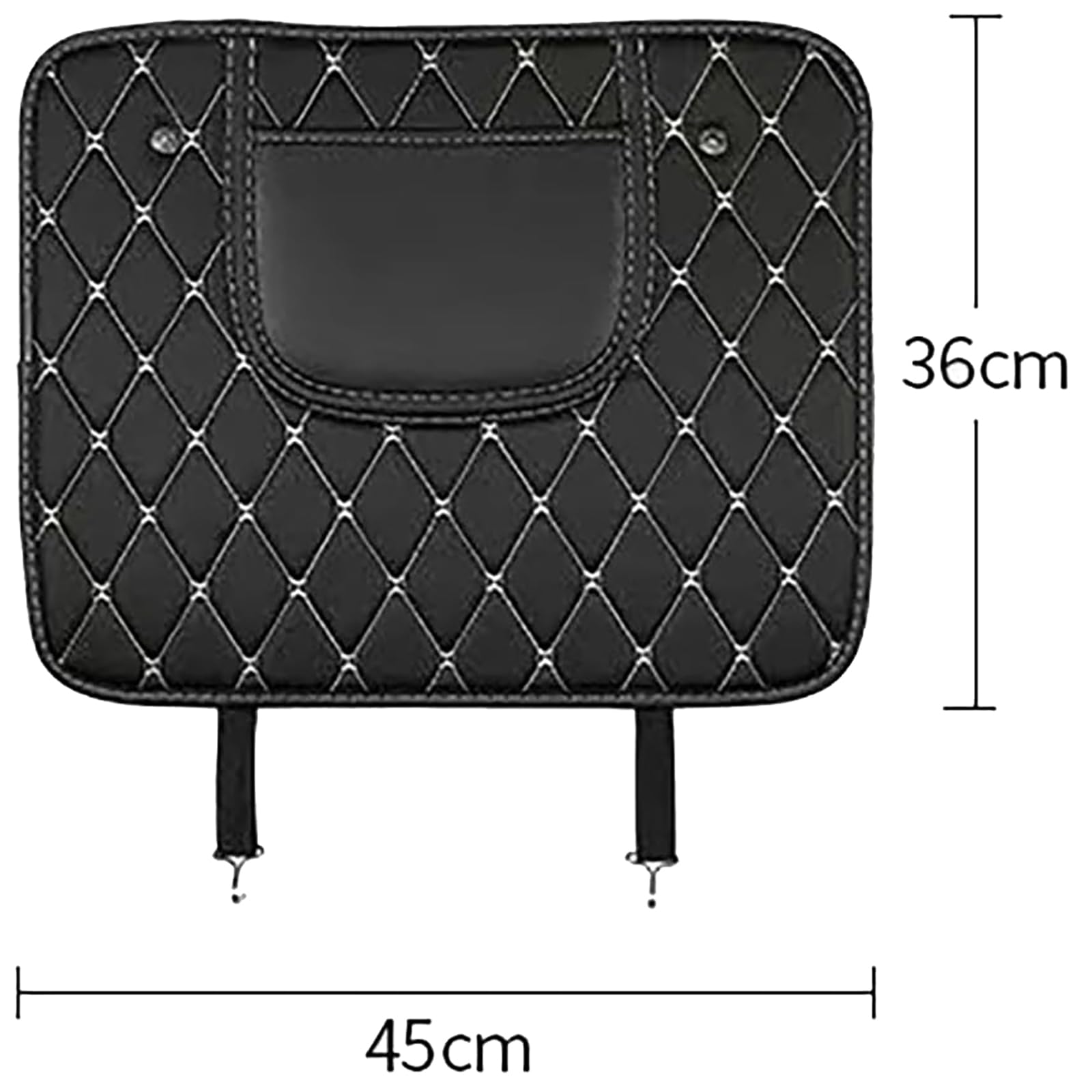 2 Piezas Almohadillas Antipatadas Asiento Coche para Toyota Izoa Vios Prius Reiz, Cuero Respaldo Asiento Trasero Almohadillas Impermeable Protectora Pad Accesorios Interior,C/Red
