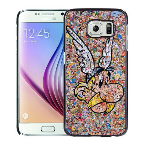 Asterix Collage Black Samsung Galaxy S6 Phone
