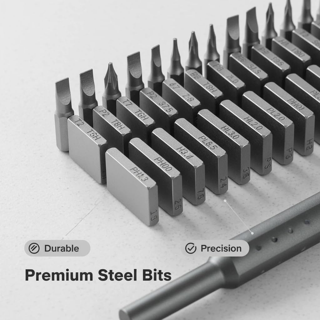 44 in 1 Mini Precision Screwdriver Set, for Effortless, High-Precision Repairs (44 in 1 manual control)