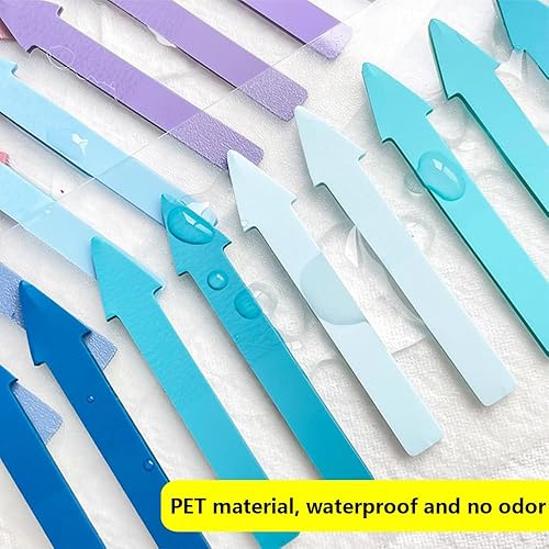 Miniatura 6 de 1200 hojas de índice fluorescente, pestañas adhesivas transparentes, pestañas adhesivas para libros de anotaciones de libros, banderas de página de