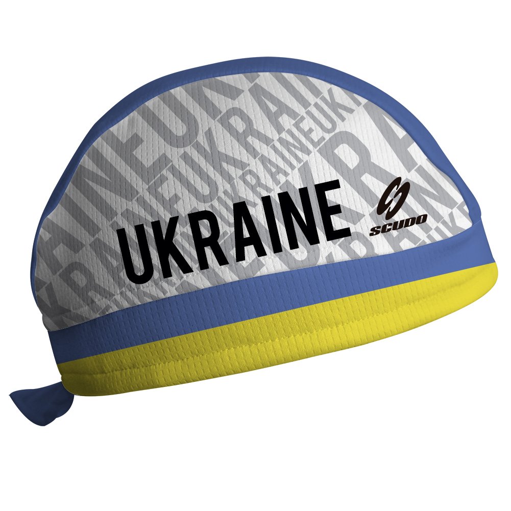 Ukraine Flag ScudPro Skullcap White