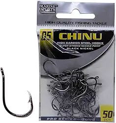 Anzol Pesca Marine Sports Chinu Black Nickel N° 5