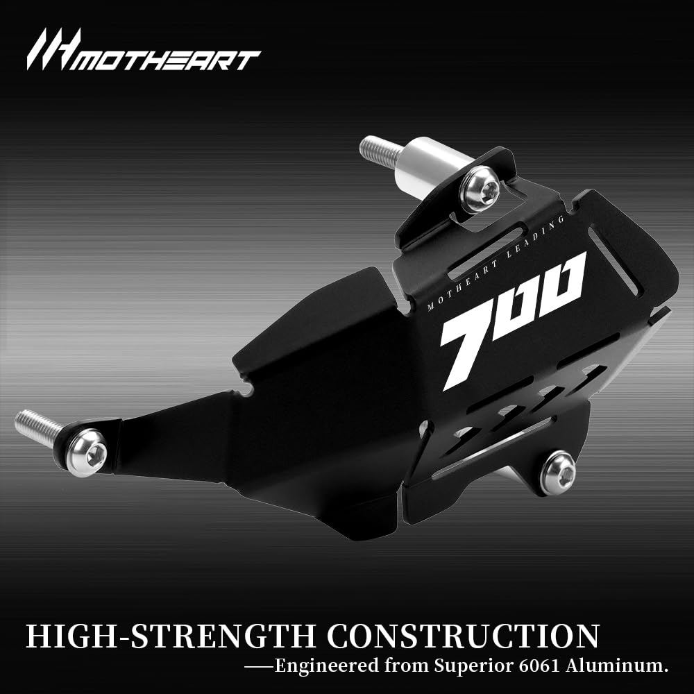 Scudo di protezione della pompa dell'acqua per moto Tenere 700 (T7) (XTZ700) 2019-2024 protezione della pompa dell'acqua CNC facile da montare tenere 700 (t7) accessori (nero)