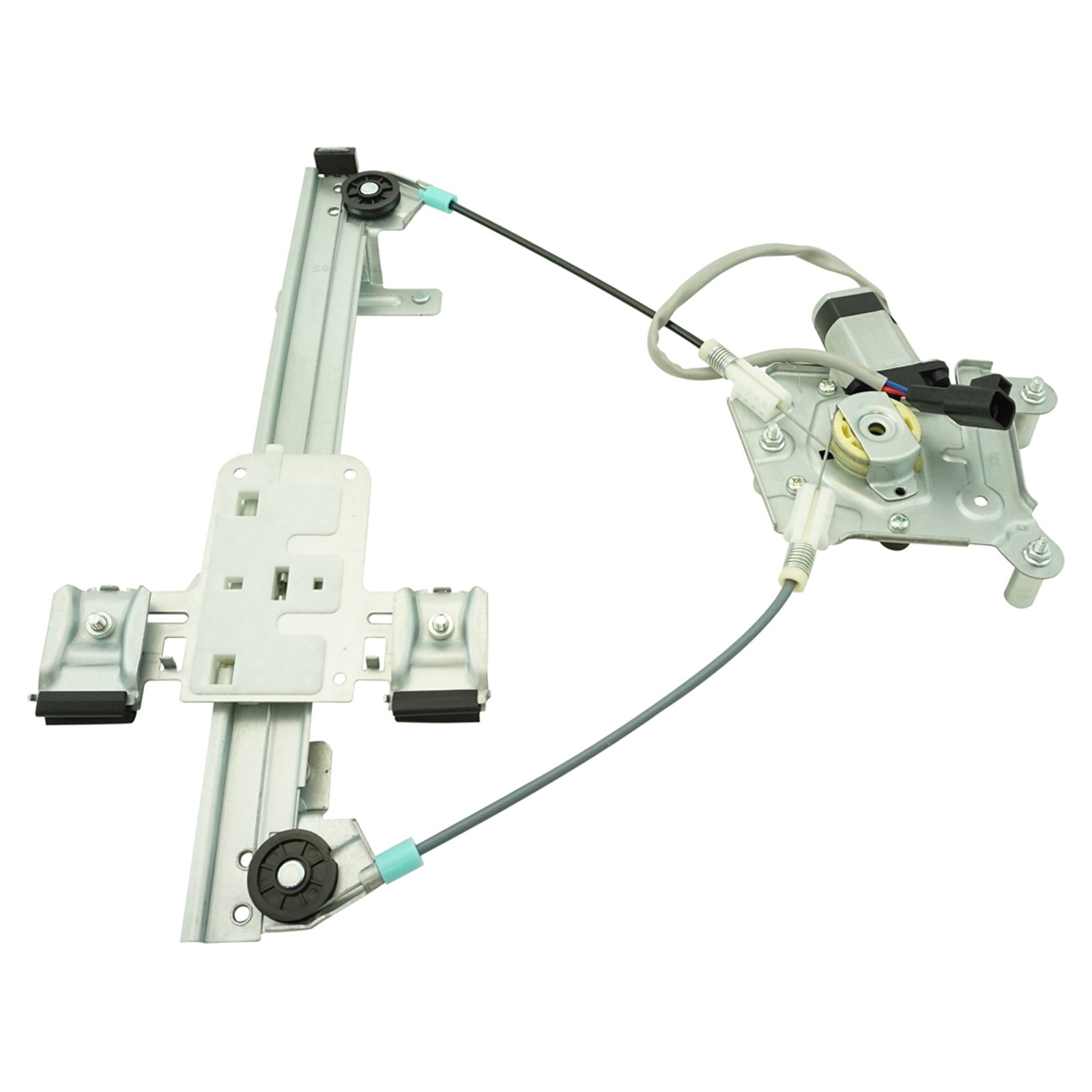 TRQ Rear Left Power Window Regulator &amp; Motor Assembly Drivers Side | For 2007-2014 Cadillac Escalade Chevrolet Tahoe GMC Yukon