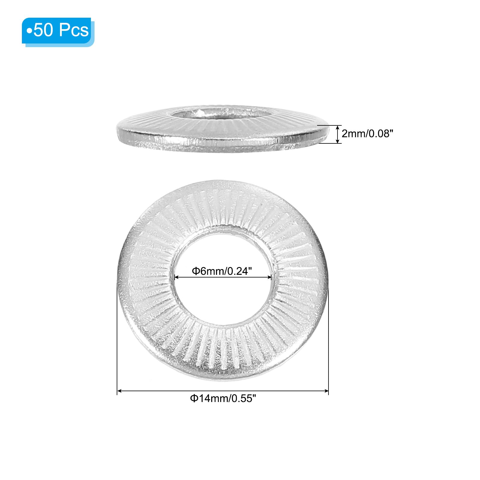 PATIKIL 304 Stainless Steel Flat Washers - Image 2