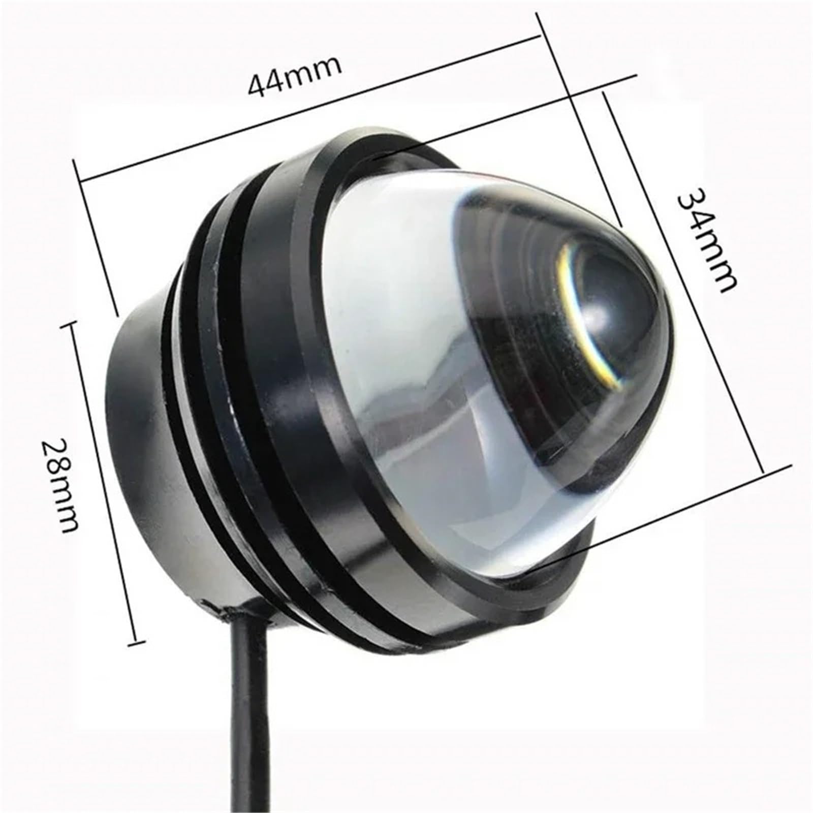 Indicatori Direzione Parcheggio Retromarcia Per Auto DRL Luce Marcia Diurna LED Bianco Blu Giallo Rosso Fendinebbia Automatici 2 Pezzi Eagle Eye Led 12/24 V 15 W