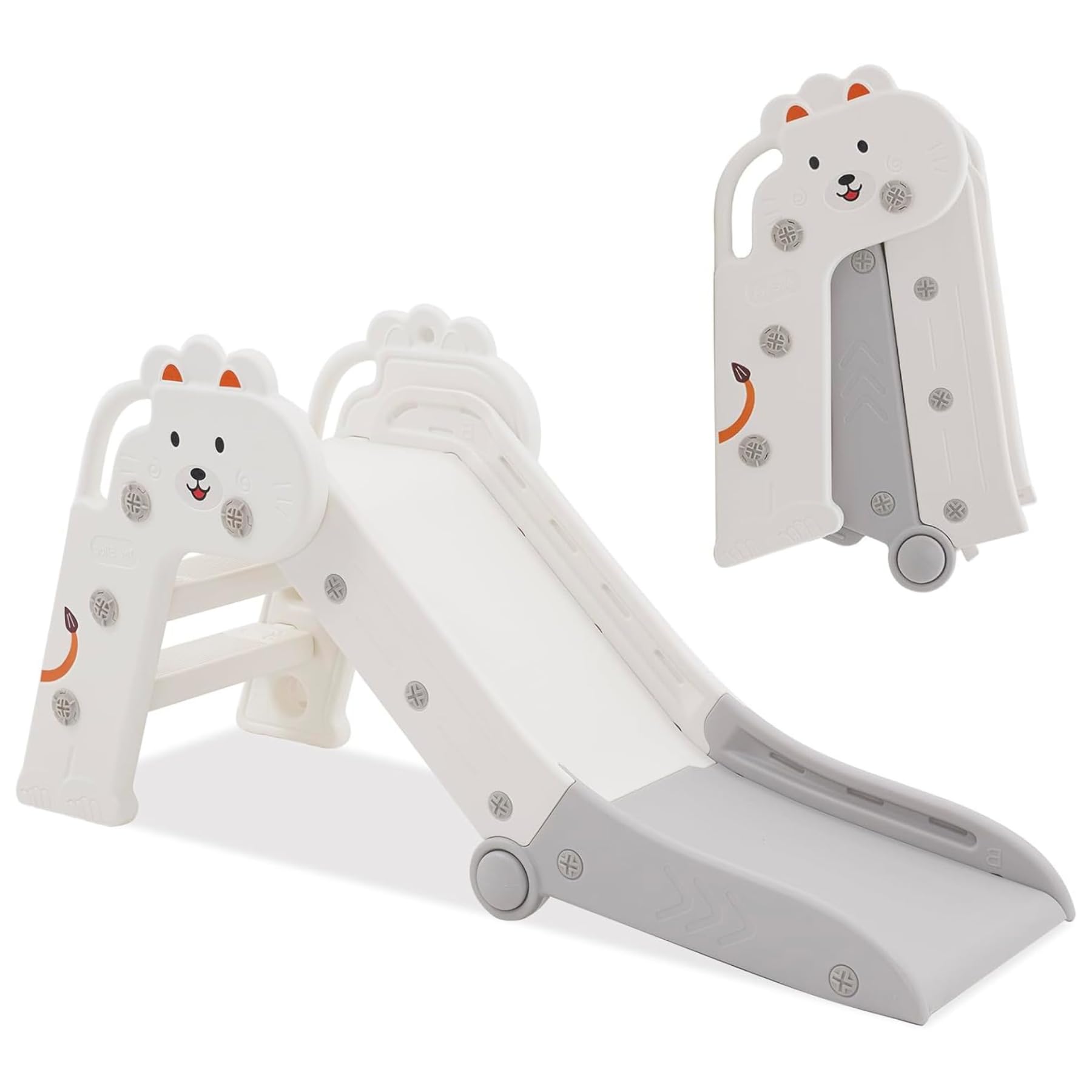 HuBorns – Toboganes Infantiles Exterior, tobogán Infantil Seguro para niños, tobogán bebé y jardín, resbaladera para niños fácil de Montar, Juguete Exterior para niños