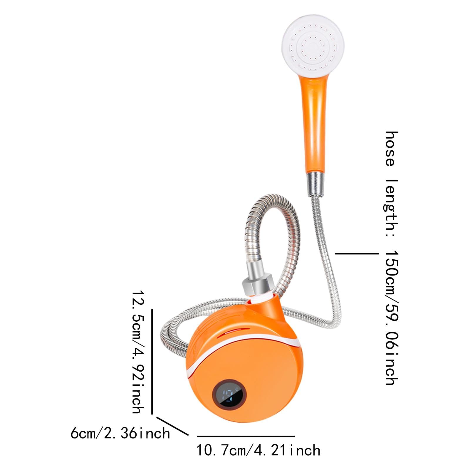 rockible Douche de Camping Portable avec Tuyau, Douche électrique d'extérieur pour la Plage