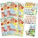 Disney Dumbo Party Favors Pack ~ Bundle of 6 Dumbo Grab n Go Play Packs Filled with Stickers, Coloring Books, Crayons with Bonus Puffy Stickers (Dumbo Party Supplies)