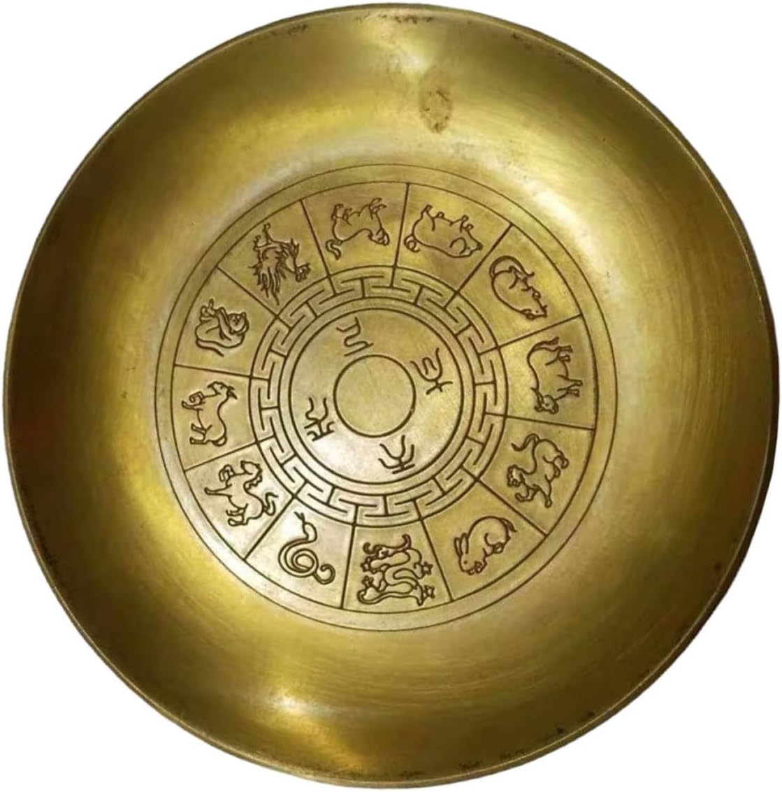 Copper Ink Saucer Retro Brush Washer Holder for Zodiac Craft