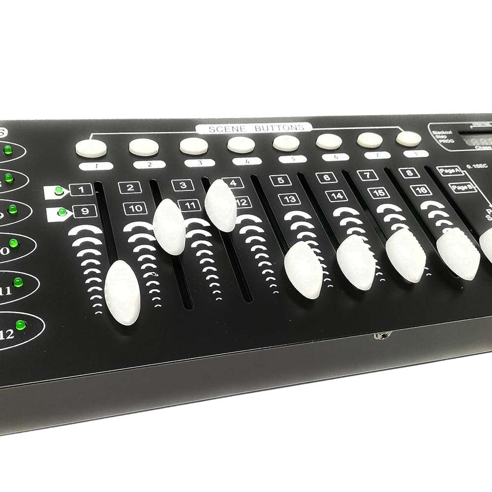 Centralina Controller Mixer Luci Dmx 512 per Illuminazione di Scena 192 Canali